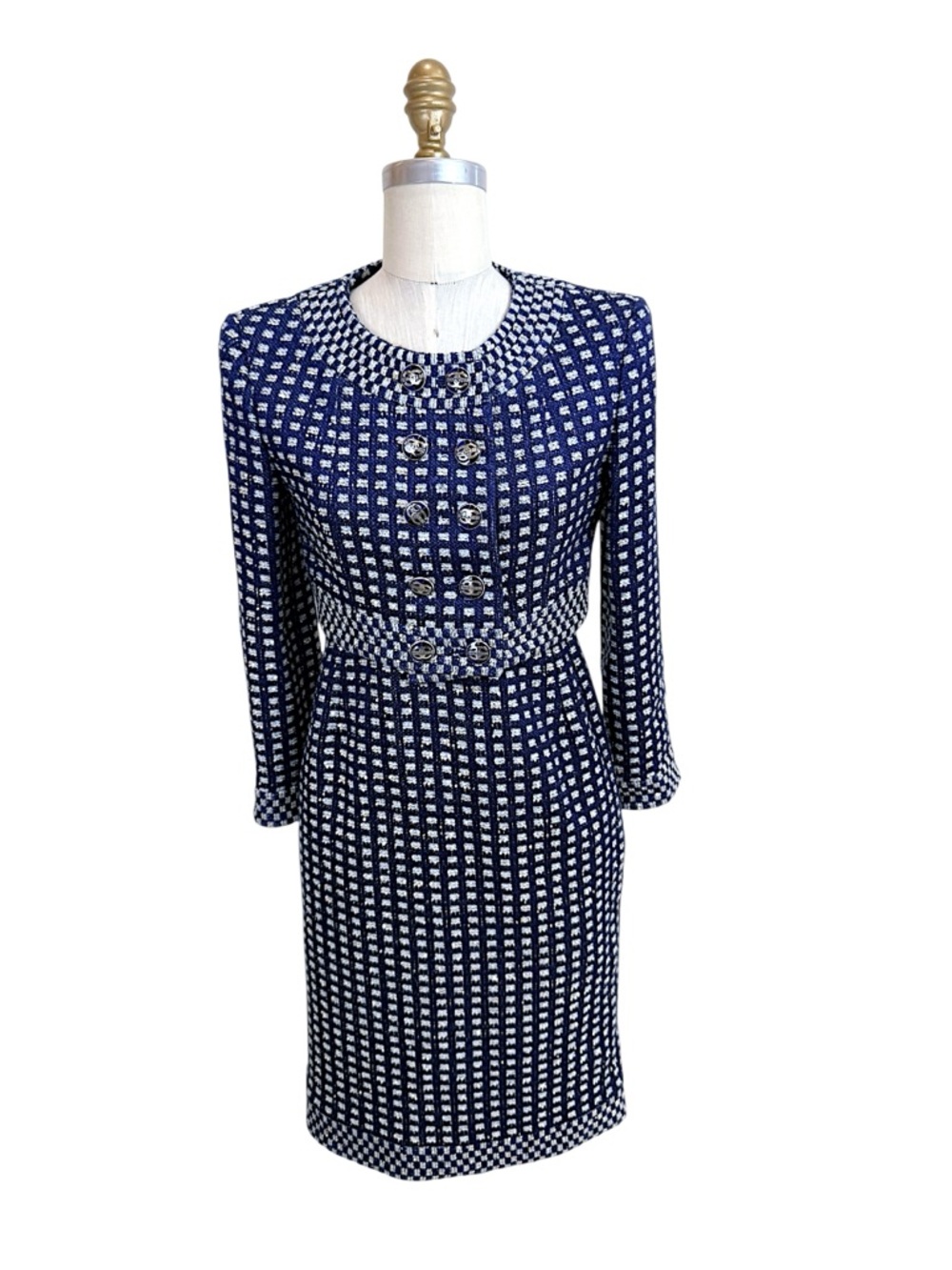 Chanel Tweed Jacket & Dress Suit Set 2017 FR34